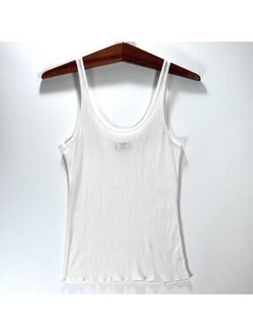VTG Y2K Abercrombie & Fitch Rib Scoopneck Tank Top - M